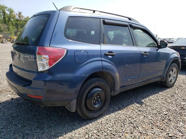 JF2SHABC4BH758086 - 2011 SUBARU FORESTER 2.5X BLUE photo 3
