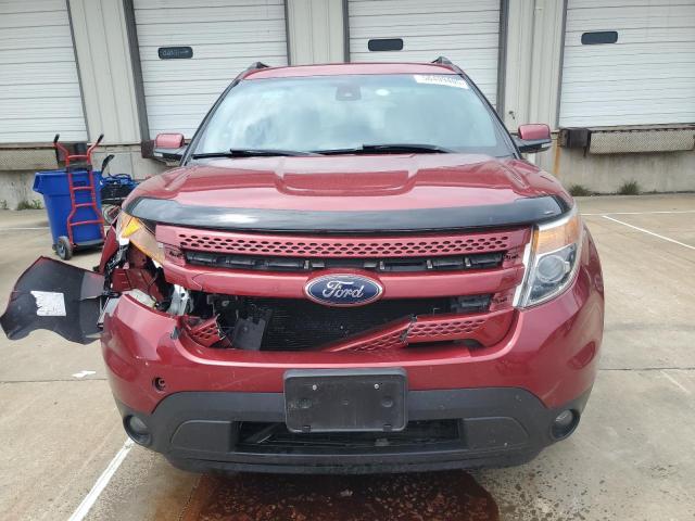 1FM5K8F86DGB25704 - 2013 FORD EXPLORER LIMITED BURGUNDY photo 5