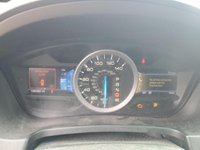 1FM5K8F86DGB25704 - 2013 FORD EXPLORER LIMITED BURGUNDY photo 9