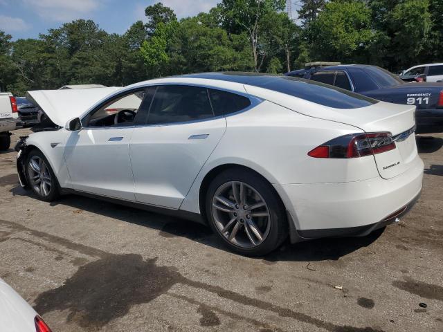 5YJSA1DN9DFP17165 - 2013 TESLA MODEL S თეთრი ფოტო 2