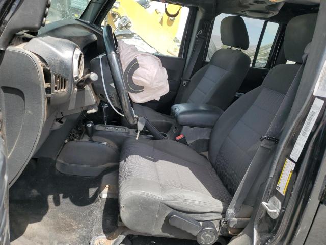 1C4BJWEG9CL148780 - 2012 JEEP WRANGLER UNLIMITED SAHARA BLACK photo 7