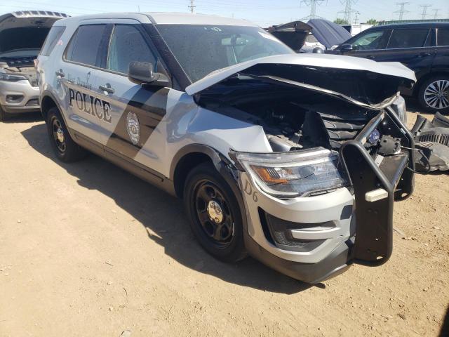 1FM5K8AR6HGC56668 - 2017 FORD EXPLORER POLICE INTERCEPTOR SILVER photo 4