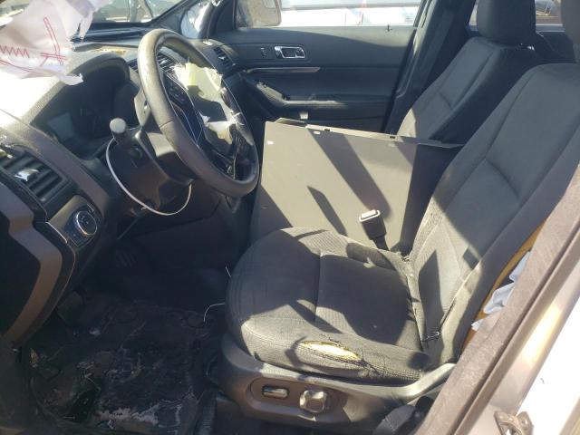 1FM5K8AR6HGC56668 - 2017 FORD EXPLORER POLICE INTERCEPTOR SILVER photo 7