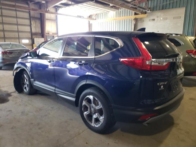 7FARW2H86KE007068 - 2019 HONDA CR-V EXL BLUE photo 2