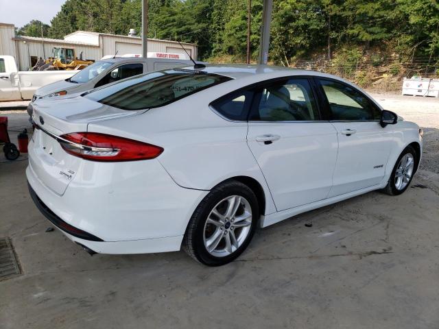 3FA6P0LU2JR173210 - 2018 FORD FUSION SE HYBRID WHITE photo 3