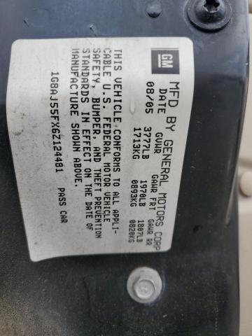 1G8AJ55FX6Z124481 - 2006 SATURN ION LEVEL 2 米色 照片 12