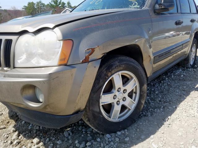 1J4HR48N46C217536 - 2006 JEEP GRAND CHEROKEE LAREDO  photo 9