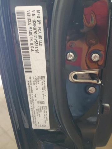 1C6RR7GG1PS521792 - 2023 RAM 1500 CLASS SLT 黑色 照片 12