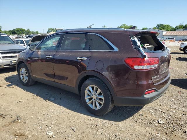 5XYPGDA55HG302899 - 2017 KIA SORENTO LX MAROON photo 2