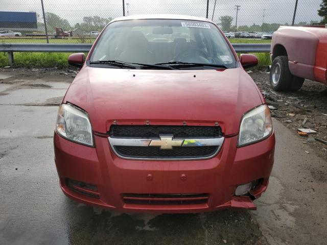 KL1TD5DE2BB256207 - 2011 CHEVROLET AVEO LS წითელი ფოტო 5