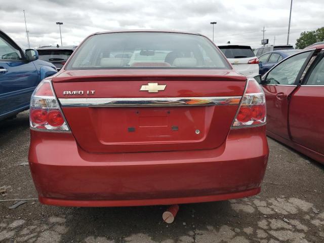 KL1TD5DE2BB256207 - 2011 CHEVROLET AVEO LS RED photo 6