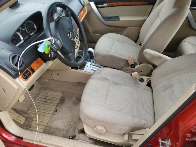 KL1TD5DE2BB256207 - 2011 CHEVROLET AVEO LS წითელი ფოტო 7