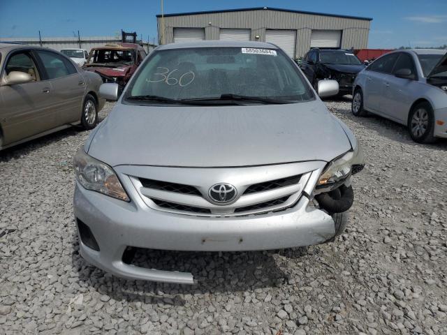 2T1BU4EE9BC569835 - 2011 TOYOTA COROLLA BASE SILVER photo 5