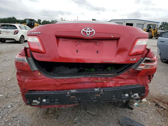 4T4BE46K48R020543 - 2008 TOYOTA CAMRY CE RED photo 6