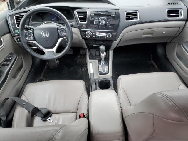 19XFB2F95DE087591 - 2013 HONDA CIVIC EXL ვერცხლისფერი ფოტო 8