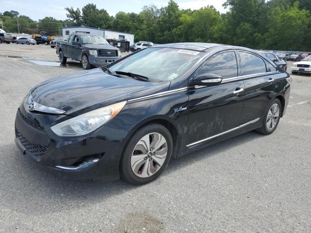 KMHEC4A4XFA131490 - 2015 HYUNDAI SONATA HYBRID BLACK photo 1