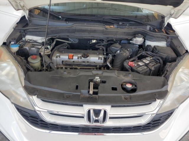 5J6RE3H73AL028235 - 2010 HONDA CR-V EXL WHITE photo 12