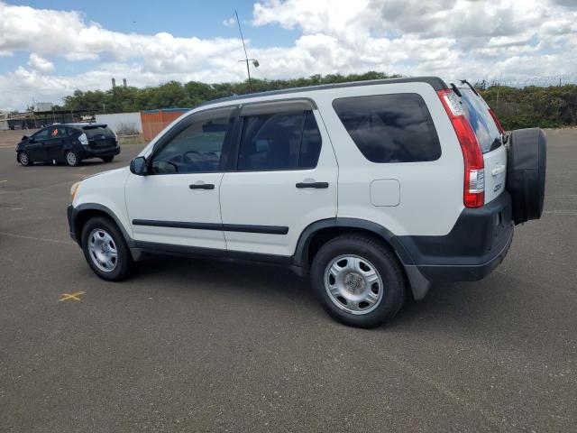 JHLRD78566C058399 - 2006 HONDA CR-V LX WHITE photo 2