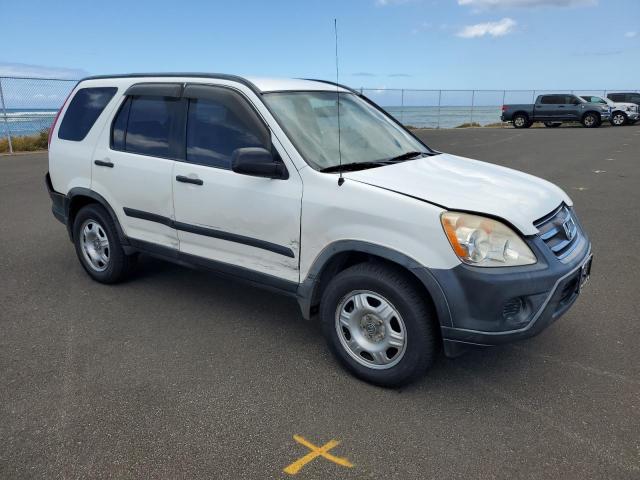 JHLRD78566C058399 - 2006 HONDA CR-V LX WHITE photo 4