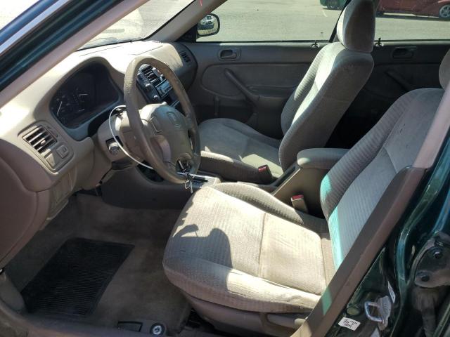 2HGEJ6615XH593870 - 1999 HONDA CIVIC BASE Yaşıl foto 7