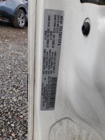 ZFBERFAB4H6G33419 - 2017 RAM PROMASTER WHITE photo 12