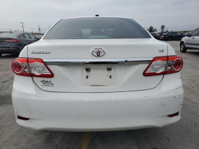 5YFBU4EE4CP072645 - 2012 TOYOTA COROLLA BASE أبيض صورة 6