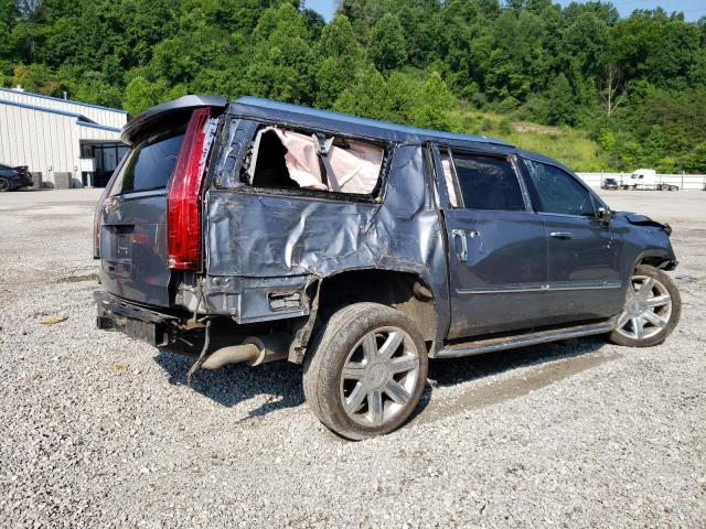 1GYS4HKJ6KR108472 - 2019 CADILLAC ESCALADE ESV LUXURY GRAY photo 3