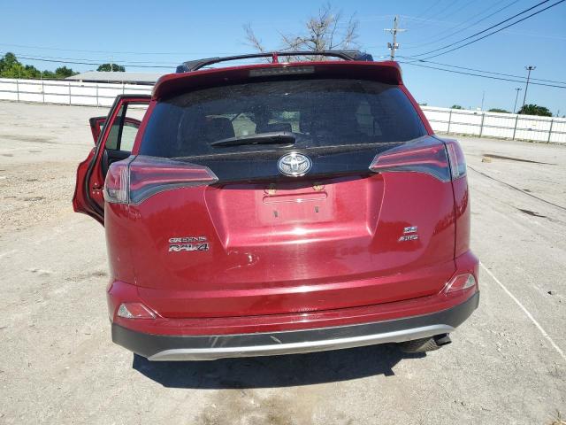 2T3JFREV8JW755566 - 2018 TOYOTA RAV4 SE MAROON photo 6