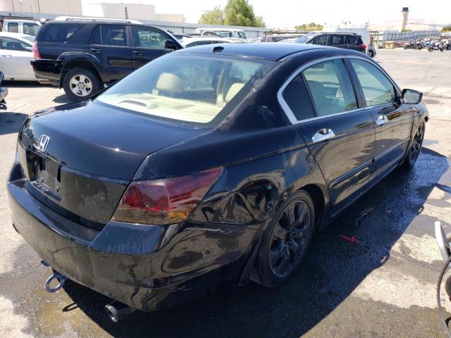 1HGCP3F80AA013089 - 2010 HONDA ACCORD EXL BLACK photo 3