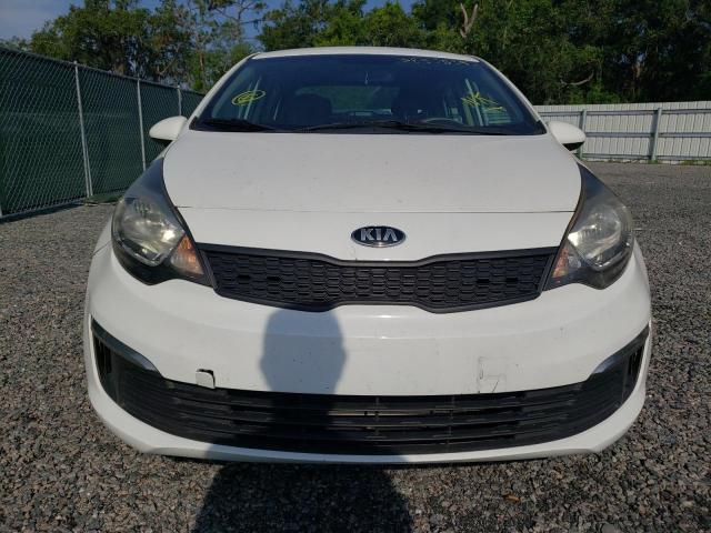 KNADM4A37G6639762 - 2016 KIA RIO LX WHITE photo 5