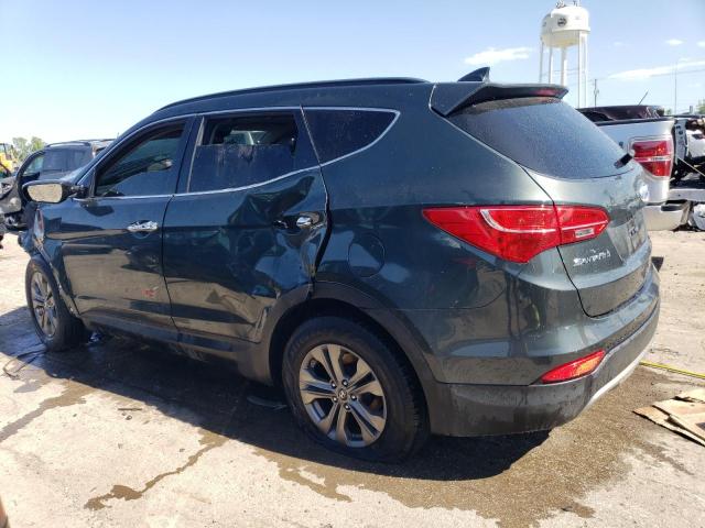 5XYZU3LB5EG162234 - 2014 HYUNDAI SANTA FE S GREEN photo 2