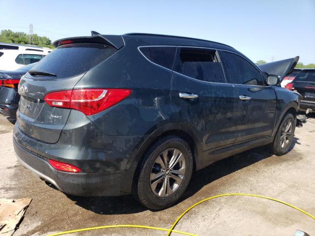 5XYZU3LB5EG162234 - 2014 HYUNDAI SANTA FE S GREEN photo 3