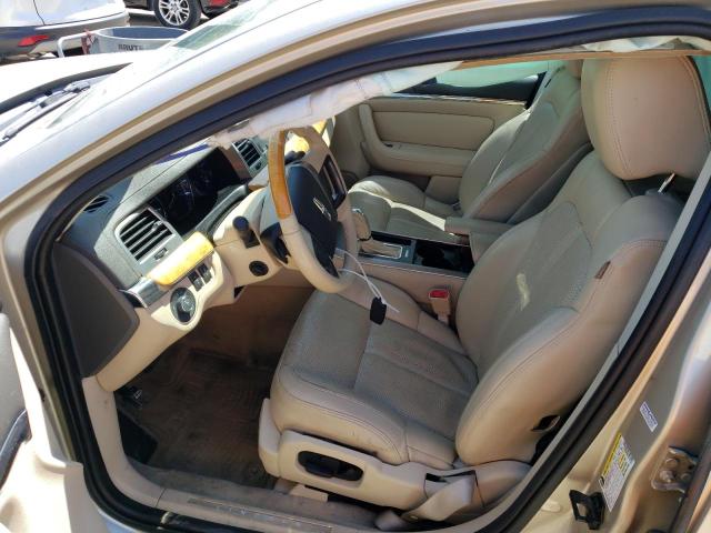 1LNHL9DR8BG614128 - 2011 LINCOLN MKS GOLD photo 7