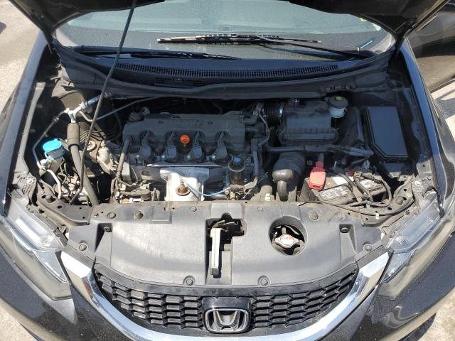 2HGFB2F96FH536205 - 2015 HONDA CIVIC EXL შავი ფოტო 11
