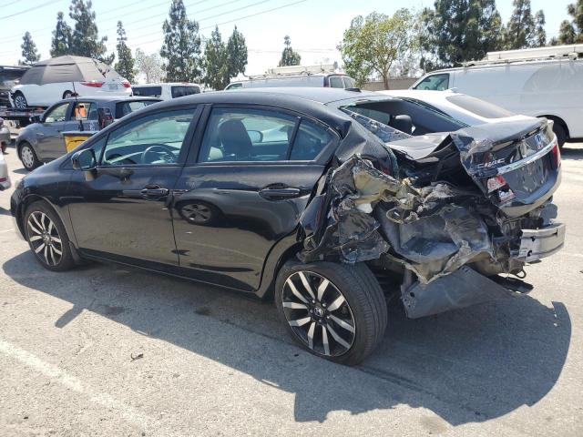 2HGFB2F96FH536205 - 2015 HONDA CIVIC EXL შავი ფოტო 2