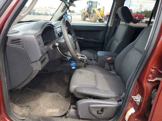 1J8HG48K78C229015 - 2008 JEEP COMMANDER SPORT ბურგუნდია ფოტო 7