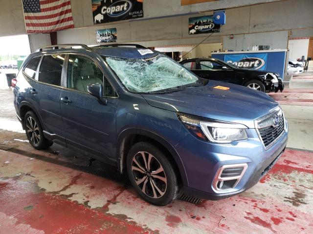 JF2SKAUC4LH433518 - 2020 SUBARU FORESTER LIMITED BLUE photo 4