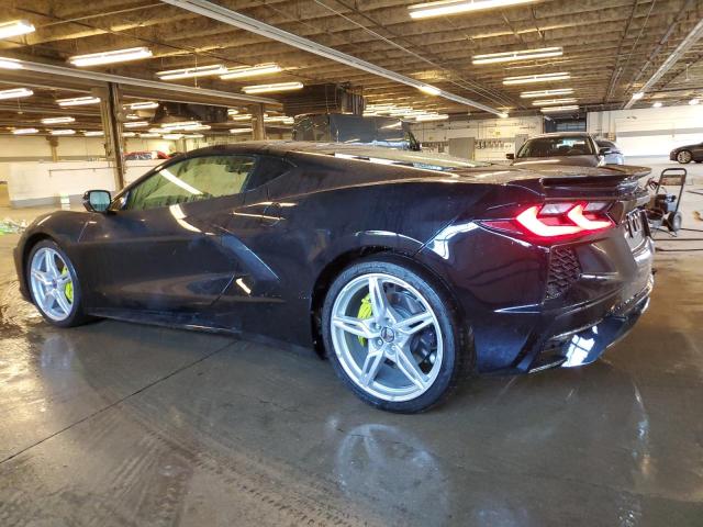 1G1YA2D4XN5106435 - 2022 CHEVROLET CORVETTE STINGRAY 1LT BLACK photo 2