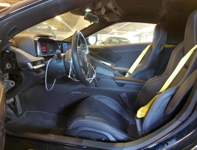 1G1YA2D4XN5106435 - 2022 CHEVROLET CORVETTE STINGRAY 1LT BLACK photo 7