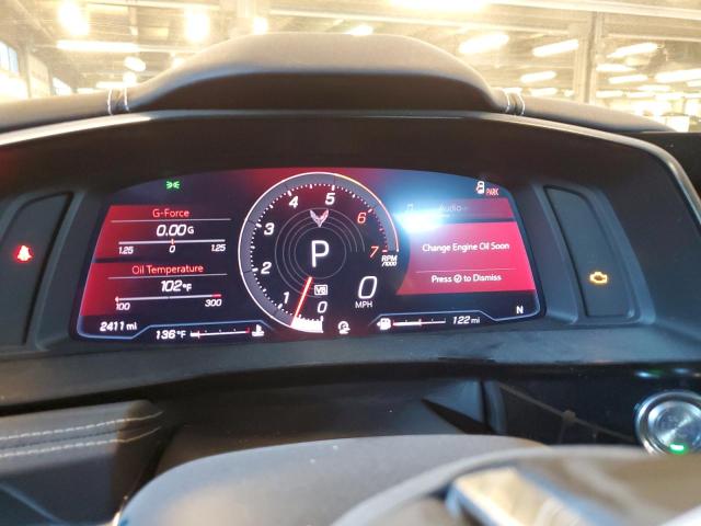 1G1YA2D4XN5106435 - 2022 CHEVROLET CORVETTE STINGRAY 1LT BLACK photo 9