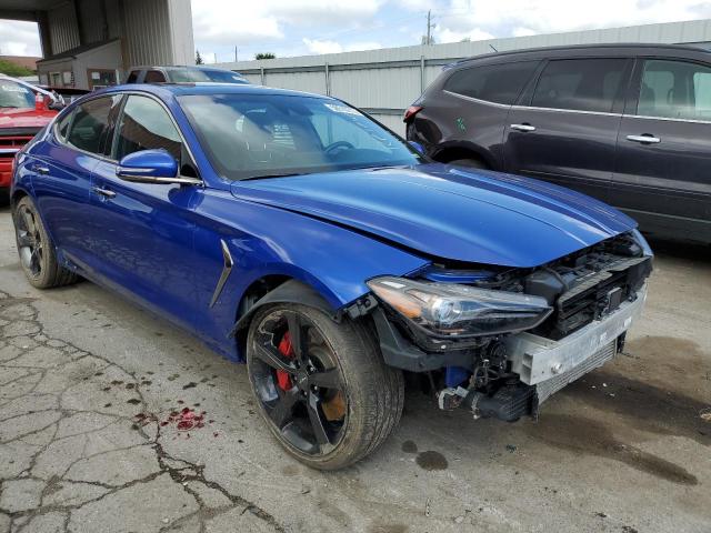 KMTG34LE2KU025256 - 2019 GENESIS G70 PRESTIGE BLUE photo 4