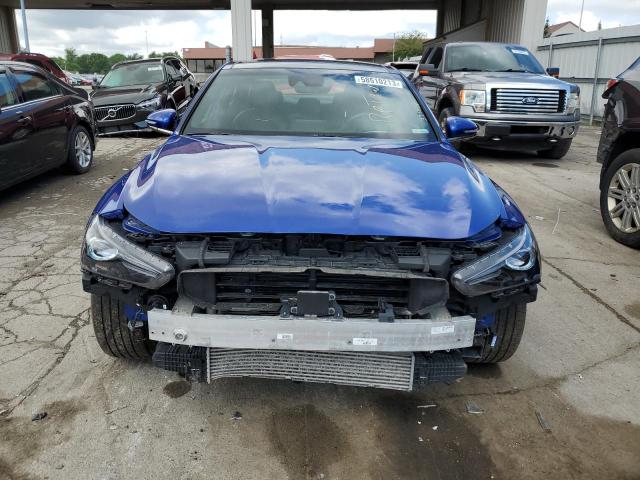 KMTG34LE2KU025256 - 2019 GENESIS G70 PRESTIGE BLUE photo 5