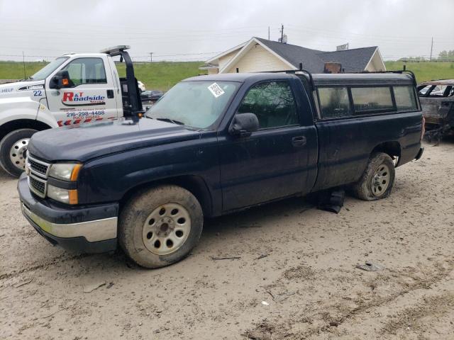 1GCEC14X67Z119056 - 2007 CHEVROLET SILVERADO C1500 CLASSIC Mavi foto 1