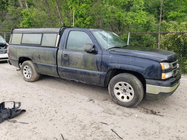 1GCEC14X67Z119056 - 2007 CHEVROLET SILVERADO C1500 CLASSIC Mavi foto 4