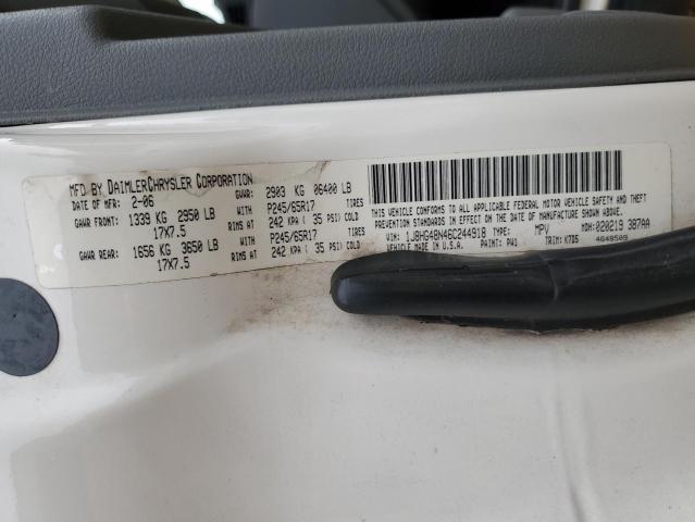 1J8HG48N46C244918 - 2006 JEEP COMMANDER 白色 照片 14