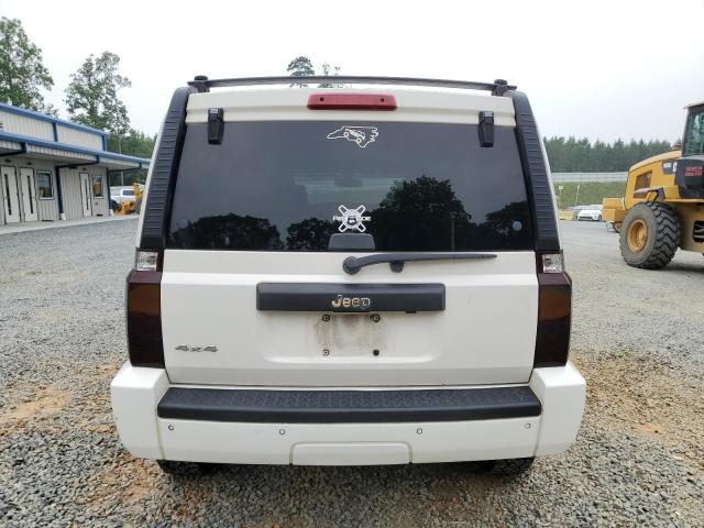 1J8HG48N46C244918 - 2006 JEEP COMMANDER WHITE photo 6