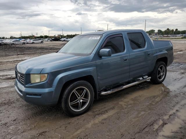 2HJYK16596H563005 - 2006 HONDA RIDGELINE RTL TEAL photo 1