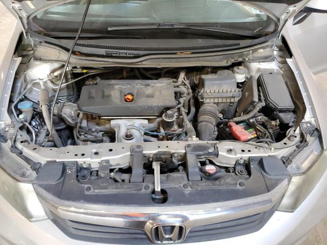 19XFB2F50CE089129 - 2012 HONDA CIVIC LX SILVER photo 11