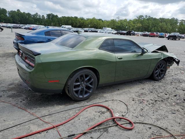 2C3CDZJG8NH113512 - 2022 DODGE CHALLENGER GT GREEN photo 3