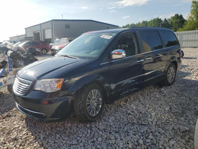 2C4RC1CG4DR755323 - 2013 CHRYSLER TOWN & COU TOURING L BLUE photo 1